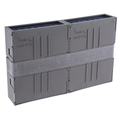 Raaco Velcro Polypropylene Tool Holder for Use with Tool Taco Boxxser 55 4x4 Open Pouch 136037