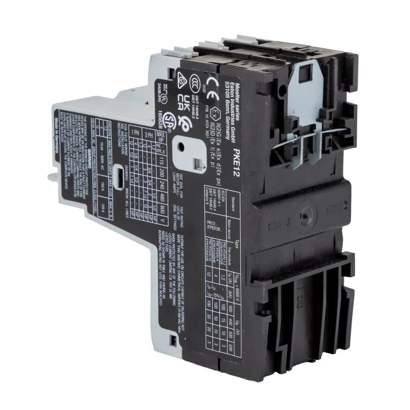 Eaton Motor Protection Circuit Breaker 300 mA, 12A, 690V AC, 3-Poles, IP00/IP20, -25°C to 55°C, Model 121721 PKE12