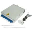Telegartner 6 Port LC Duplex Single Mode Fibre Optic Patch Panel Flat Panel 125x35x140mm H82050E0005