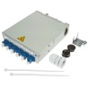 Telegartner 6 Port LC Duplex Single Mode Fibre Optic Patch Panel Flat Panel 125x35x140mm H82050E0005