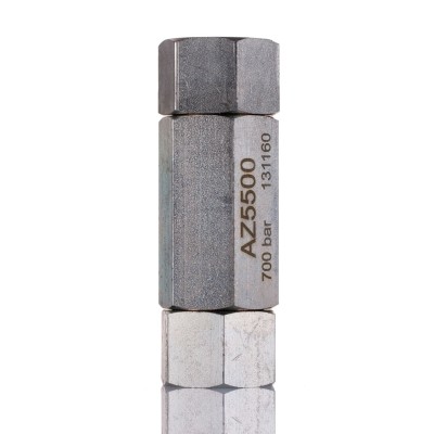 RS PRO Steel Hydraulic Check Valve 3/8 in NPT Female Thread 700 bar Maximum Operating Pressure 101mm Length 35mm 235-8214