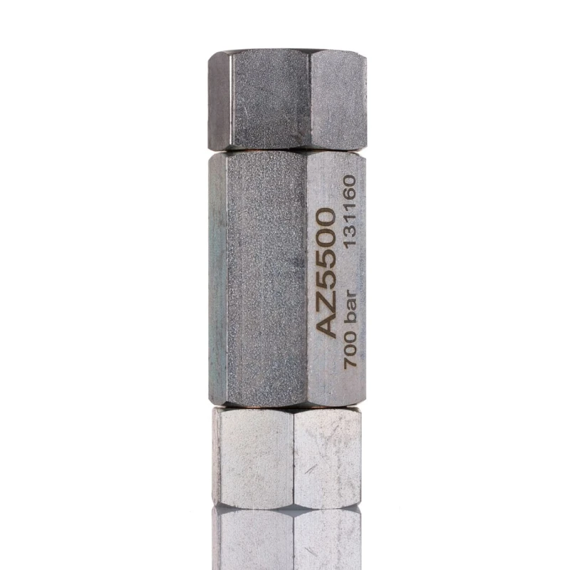 RS PRO Steel Hydraulic Check Valve 3/8 in NPT Female Thread 700 bar Maximum Operating Pressure 101mm Length 35mm 235-8214