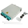 Telegartner Fibre Optic Patch Panel 6 Port SC Duplex Multimode Zinc Plated Sheet Steel 35mm Height H82050K0002