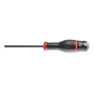 Facom Standard Insulated Screwdriver 6 mm Tip, 100 mm Blade, 220 mm Overall ATWHH6X100