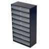 Raaco Drawer Storage Unit Cabinet 16 Drawers Painted Steel 552mm x 150mm x 150mm Blue 137423