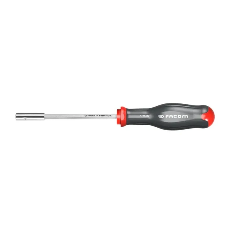 Facom Hexagon Nut Driver 6.35 mm Tip, 125 mm Blade Length, 245 mm Overall ATM.M2