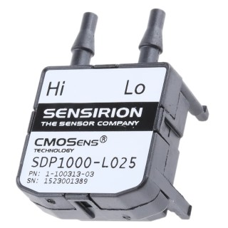 Sensirion Low Pressure Sensor, , 5V DC Supply, 40ms Response Time, Calibrated and Temperature Compensated SDP1000-L025