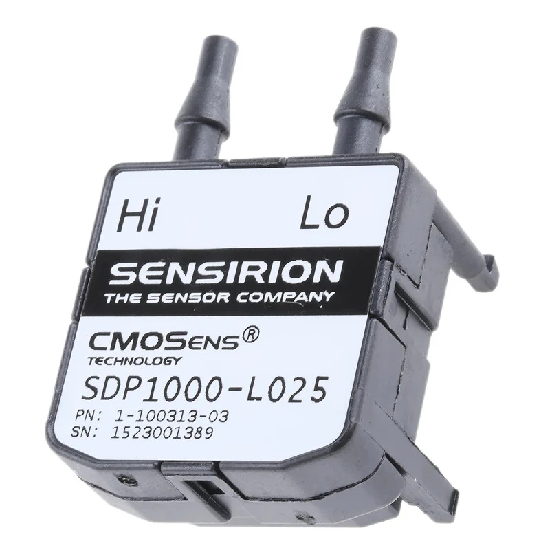 Sensirion Low Pressure Sensor, , 5V DC Supply, 40ms Response Time, Calibrated and Temperature Compensated SDP1000-L025