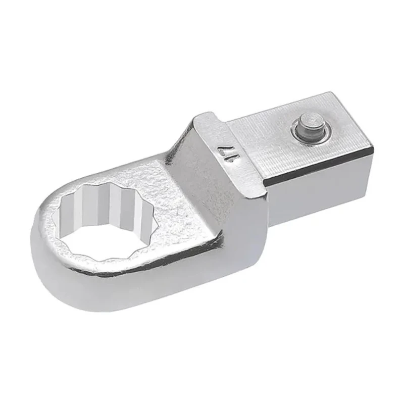 Facom Open End Torque Wrench Part Polygon Drive 14 x 18 mm Insert, 21 mm Chrome Finish 13.21