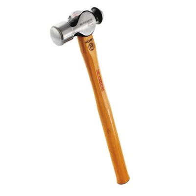 Facom Steel Head Ball-Pein Hammer with Hickory Wood Handle, 430 g, 322 mm Overall Length 202H.1