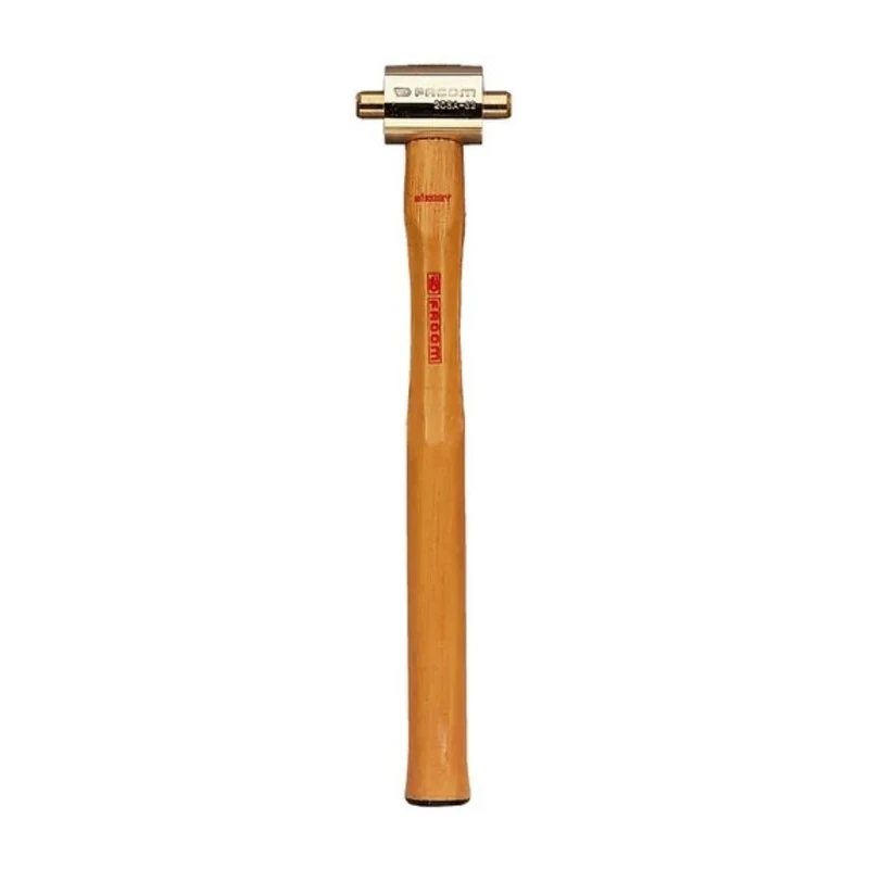 Facom Nylon Mallet Replaceable Face Steel Head 1.3kg Wood Handle 60mm Diameter 208A.60A