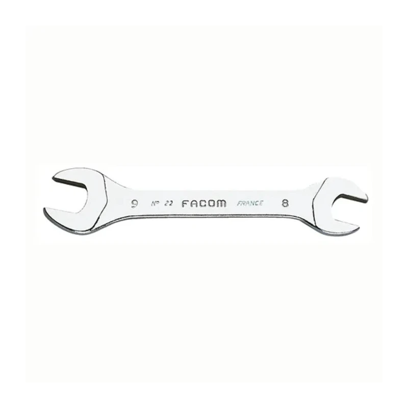 Facom Metric Open End Spanner Hinge Midget 8x9 mm Chrome Finish 90mm Length 22.8X9