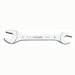 Facom Open End Spanner Metric Double Ended 4 x 5 mm Size Chrome Vanadium Steel Chrome Finish 70mm Overall Length 22.4X5