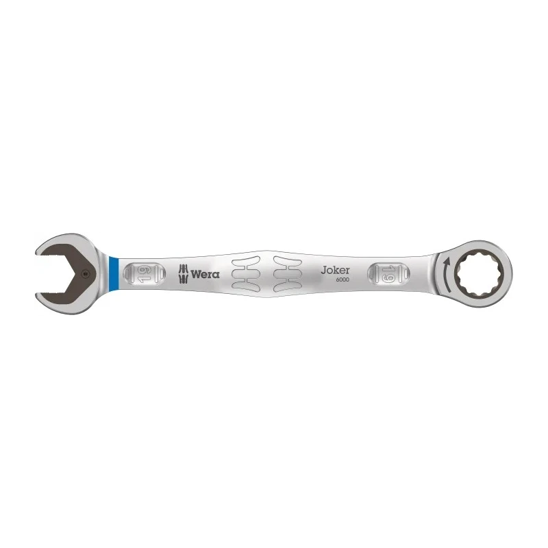 Wera Combination Ratchet Spanner Nickel Chrome Plated 19 mm, 246 mm Overall Length 05073279001