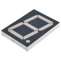 Kingbright 1 7 Segment LED Display Anode Red 23mcd Right Side 101 mm SA40-19EWA