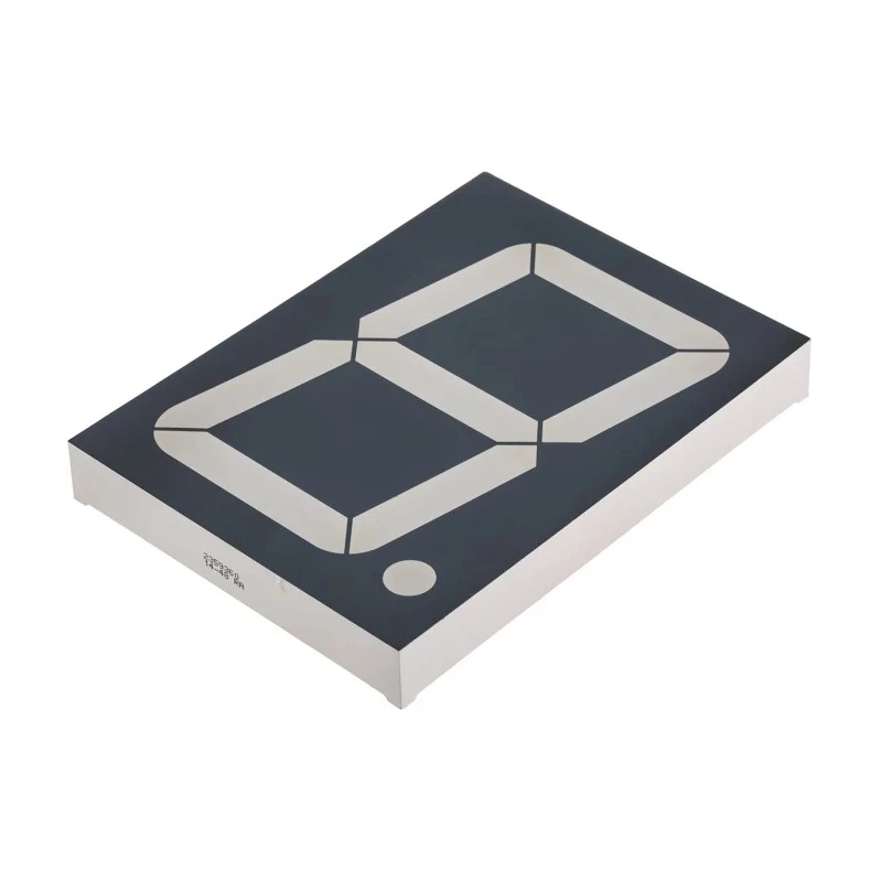 Kingbright 1 7 Segment LED Display Anode Red 23mcd Right Side 101 mm SA40-19EWA