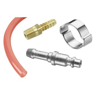 Facom Hose Connector Extension 8 mm ID, 6 mm Male Connection, Red, CE Certified N.641