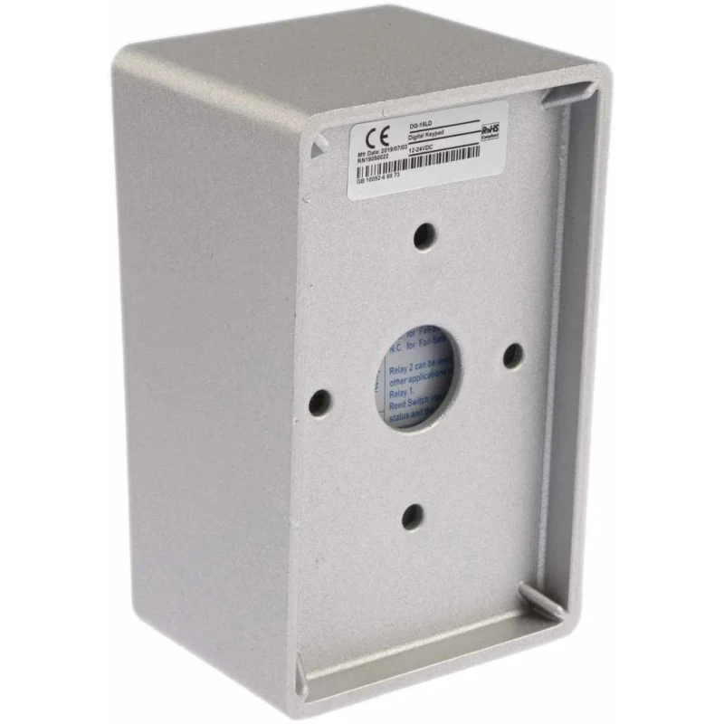 RS PRO Die Cast Aluminium Keypad Lock 12V DC, 12 Keys, 20 User Codes 774-8162