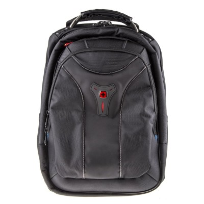 Wenger Carbon 17 in Backpack, Nylon Material, Black Color, 381mm Width, 500.4mm Height, 248.9mm Depth 600637
