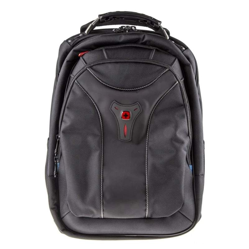 Wenger Carbon 17 in Backpack, Nylon Material, Black Color, 381mm Width, 500.4mm Height, 248.9mm Depth 600637