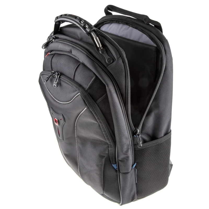 Wenger Carbon 17 in Backpack, Nylon Material, Black Color, 381mm Width, 500.4mm Height, 248.9mm Depth 600637