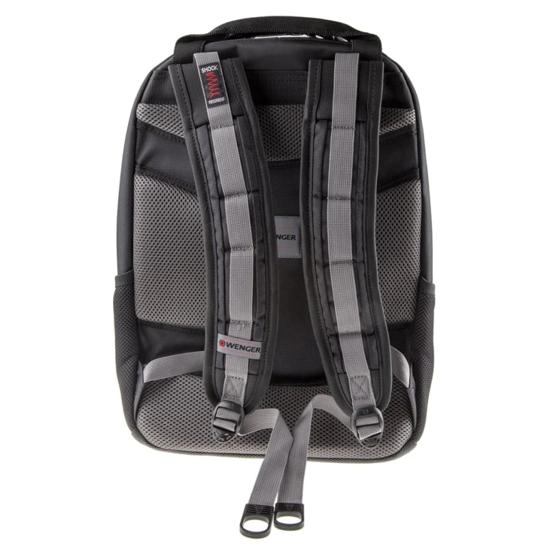 Wenger Carbon 17 in Backpack, Nylon Material, Black Color, 381mm Width, 500.4mm Height, 248.9mm Depth 600637
