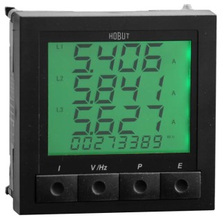 HOBUT Digital Panel Multifunction Meter for Voltage, Energy, Frequency, Power, Current, 96 mm x 96 mm M850-LCD
