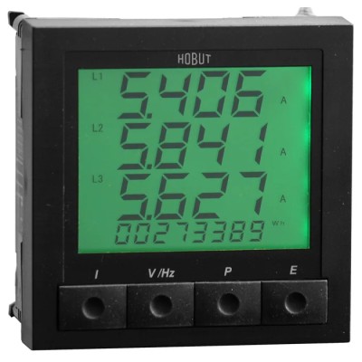 HOBUT Digital Panel Multifunction Meter for Voltage, Energy, Frequency, Power, Current, 96 mm x 96 mm M850-LCD