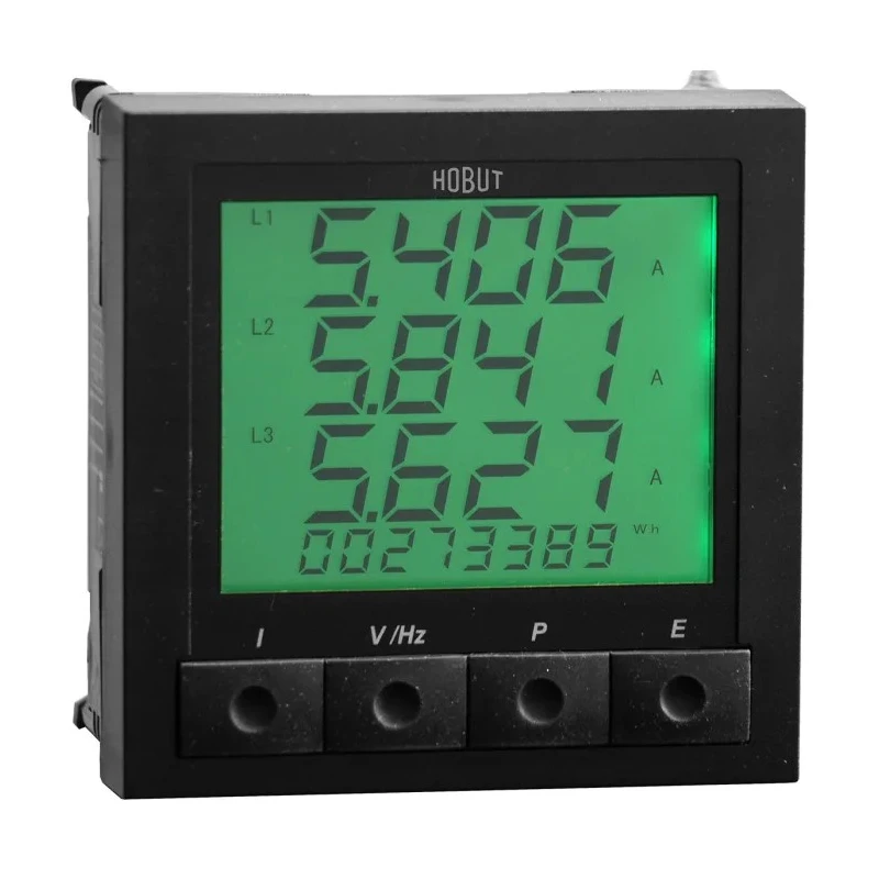 HOBUT Digital Panel Multifunction Meter for Voltage, Energy, Frequency, Power, Current, 96 mm x 96 mm M850-LCD