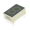 Kingbright 1 Digit 7 Segment Cathode Green LED Display Right Side 12.7 mm SC05-11GWA