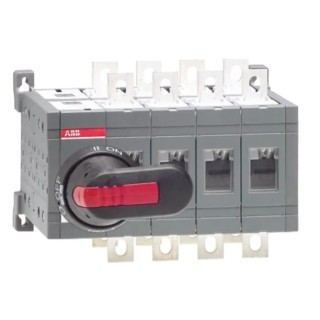 ABB 4-Pole DIN Rail Isolator Switch IP65 200A 200kW OT200E04CP