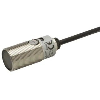 Omron Retroreflective Photoelectric Sensor Barrel Sensor Detection Range 100 mm to 4 m, NPN Output, IP67 IP69K E3FB-RN11 2M