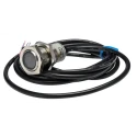 Omron Retroreflective Photoelectric Sensor Barrel Style 100 mm to 4 m Detection Range PNP Output IP69K IP67 E3FB-RP11 2M