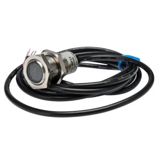 Omron Retroreflective Photoelectric Sensor Barrel Style 100 mm to 4 m Detection Range PNP Output IP69K IP67 E3FB-RP11 2M