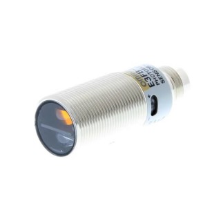 Omron Background Suppression Photoelectric Sensor Barrel Style 100 mm Detection Range PNP Output IP67 IP69K E3FB-LP21