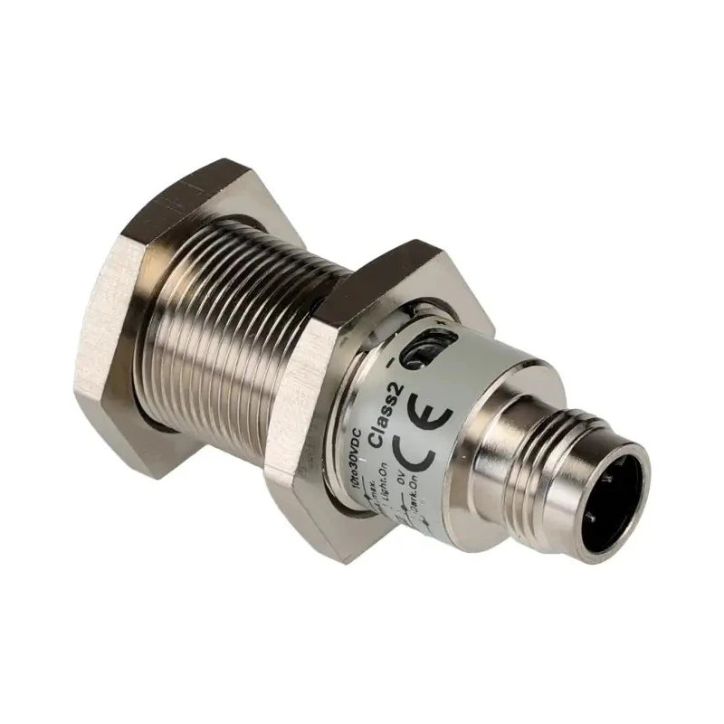 Omron Clear Object Detection Photoelectric Sensor Barrel Style 100 mm to 2 m Detection Range PNP Output IP67 IP69K E3FB-BP22