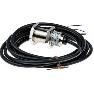 Omron Diffuse Photoelectric Sensor, Barrel Style, 300 mm Detection Range, PNP Output, IP67, IP69K E3FB-DP12 2M