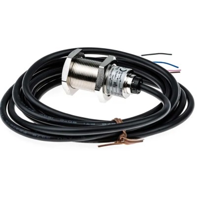 Omron Diffuse Photoelectric Sensor, Barrel Style, 300 mm Detection Range, PNP Output, IP67, IP69K E3FB-DP12 2M