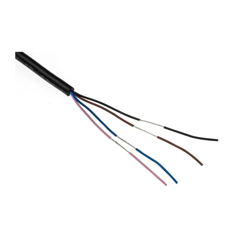 Omron Diffuse Photoelectric Sensor, Barrel Style, 300 mm Detection Range, PNP Output, IP67, IP69K E3FB-DP12 2M