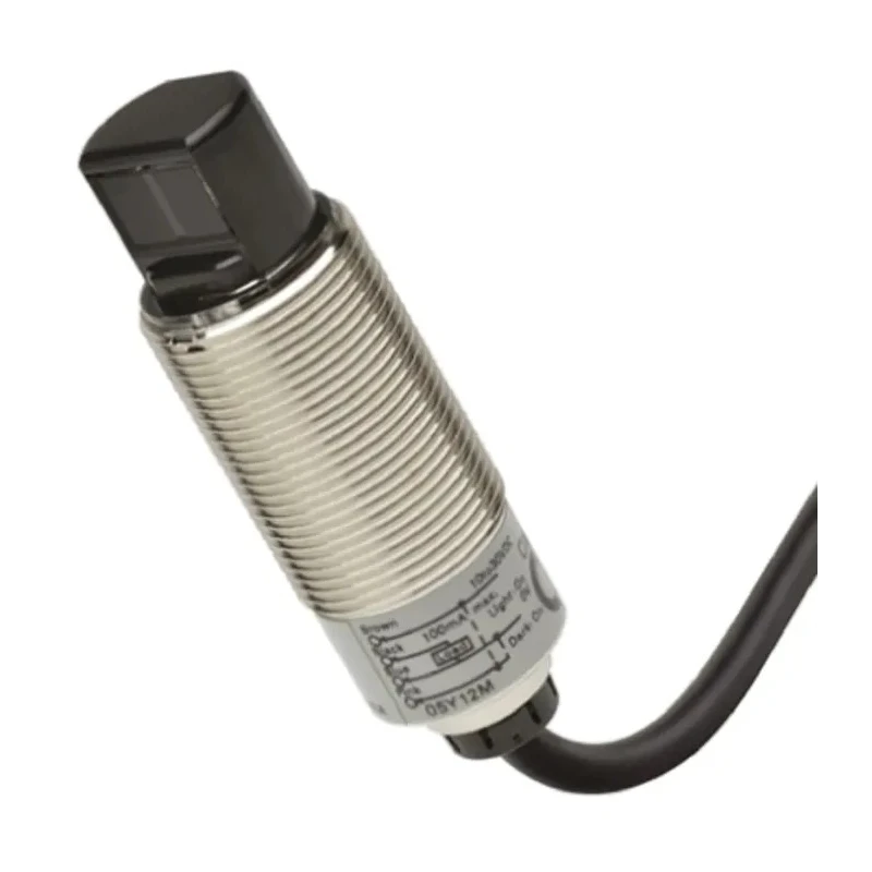 Omron Through Beam Photoelectric Sensor, Barrel Style, 15 m Detection Range, PNP Output, IP67, IP69K E3RB-TP11 2M