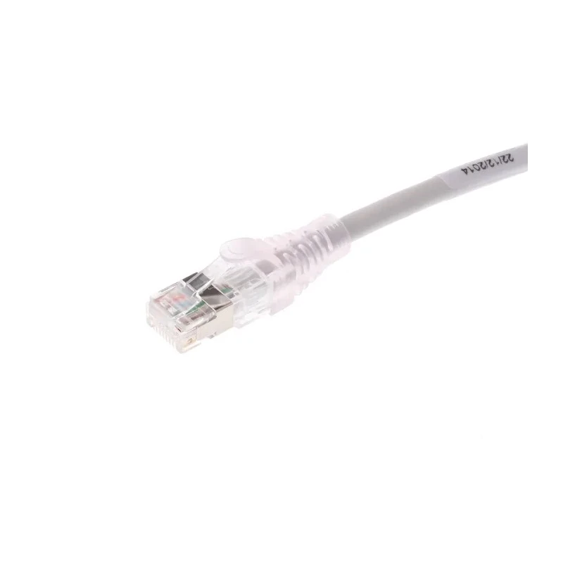 Molex CES Shielded Low Smoke Zero Halogen Cat6a 1 m Ethernet Cable Grey RJ45 to Male RJ45 Male 