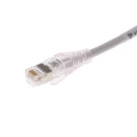 Molex CES Shielded Low Smoke Zero Halogen Cat6a 1 m Ethernet Cable Grey RJ45 to Male RJ45 Male 