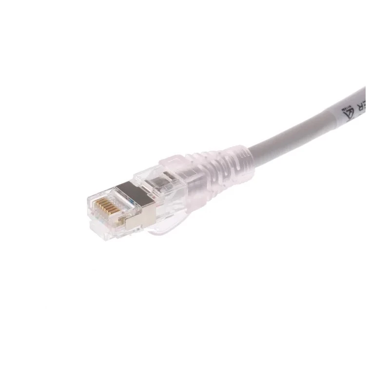 Molex CES Shielded Low Smoke Zero Halogen Cat6a 1 m Ethernet Cable Grey RJ45 to Male RJ45 Male 