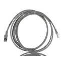 Molex CES Cat6a Shielded RJ45 Male to RJ45 Male Ethernet Cable 3 m Grey Low Smoke Zero Halogen PCD-07002-0E
