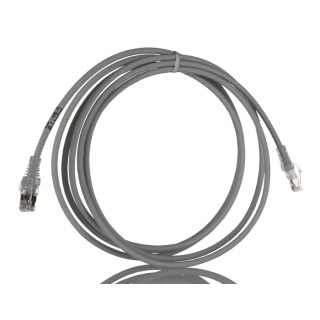 Molex CES Cat6a Shielded RJ45 Male to RJ45 Male Ethernet Cable 3 m Grey Low Smoke Zero Halogen PCD-07002-0E
