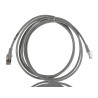 Molex CES Cat6a Shielded RJ45 Male to RJ45 Male Ethernet Cable 3 m Grey Low Smoke Zero Halogen PCD-07002-0E