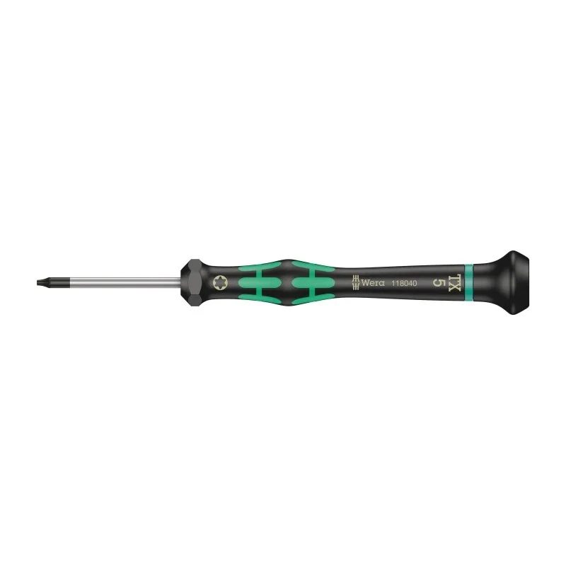 Wera Precision Precision Screwdriver, Insulated T1 Tip, 40mm Blade, 137mm Overall Length 05118035001