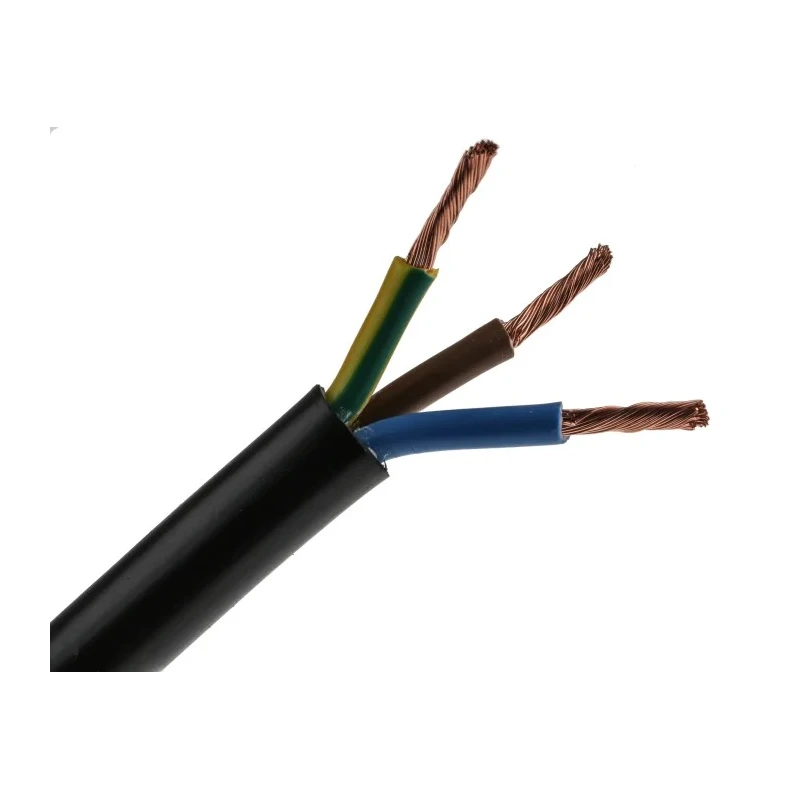 RS PRO 3 Core Power Cable Black 4mm² 70°C 100 m Polyvinyl Chloride 775-5899