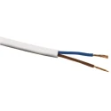 RS PRO 2 Core Power Cable White 0.75mm² 300V Polyvinyl Chloride Jacket 70 °C 100 m 775-5842
