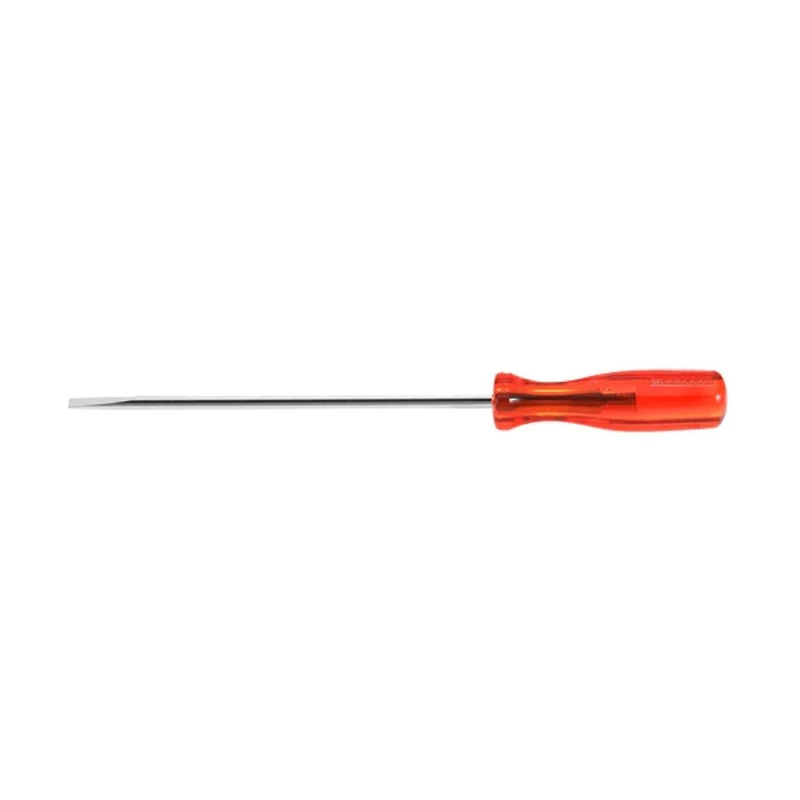Facom Standard Slotted Screwdriver 4 mm Tip Width, 150 mm Blade Length, 240 mm Overall Length, Insulated Ergonomic AR.4X150